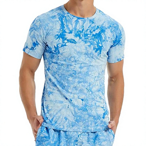 Men Summer <b>Set</b> casual two piece outfit for warm weather daily use made for men who prefer easy simple relaxed wear style - Product Image 6