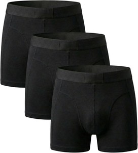Boxers mi-hauts personnalisés pour hommes en coton doux et respirant, extensibles, coupe confortable, taille élastique, durables, ODM - Product Image 1