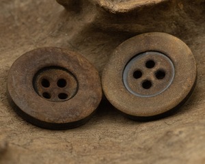 Handmade Buffalo Horn Buttons Circle Shape Rustic Natural Craft Durable Material Shirts Coats Jackets Blazers <b>Cardigans</b> Sweaters - Product Image 1