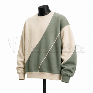 Sweat-shirt personnalisé pour homme, col rond, coupe ample, style streetwear, fabricant OEM ODM - Product Image 3