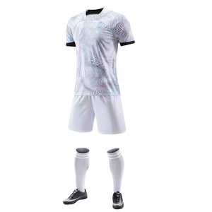 High Quality Moisture Wicking Flexible Training Competitive Outdoor Modern Fit Vibrant <b>Colours</b> Fabric Soccer Uniform - Product Image 3