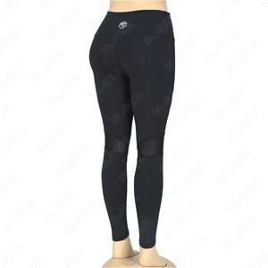 Leggings de yoga à la mode extensible dans les quatre sens de bonne qualité Leggings de gymnastique taille haute pour femmes Leggings de yoga taille élastique panneau en maille - Product Image 2