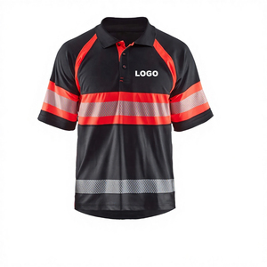 เสื้อโปโลสะท้อนแสงสำหรับผู้ชาย ชุดทำงานเพื่อความปลอดภัยระดับมืออาชีพ ระบายอากาศได้ดี เหมาะสำหรับการฝึกซ้อม รุ่นปี 2026 - Product Image 4