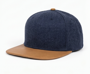 Unisex Cotton Baseball Cap <b>Navy</b> Blue Flat Brim Casual <b>Hat</b> Adjustable Spring Autumn Adult Fit - Product Image 2