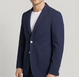 Trajes de Negocios para Hombre, Ropa de Trabajo Corporativa, Blazer Informal para Oficina, Cierre de Cremallera, Logotipo Personalizado, Antiarrugas, Antibolitas, Transpirable - Product Image 3