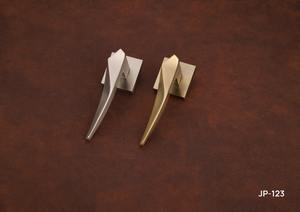 Poignée de porte en zinc sur roseau avec cylindre de serrure en laiton et jeu de clés à points pour portes intérieures de salle de bain et de meubles - Fabricant - Product Image 2