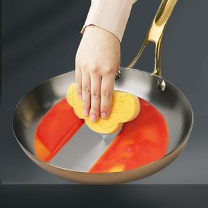 Top Selling Products Frying Cooking Serving Dishes Metal <b>Copper</b> Sauce Fry Tadka Pan Brass <b>Handle</b> Home Hotel Restaurant <b>Kitchen</b> - Product Image 4
