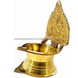Brass Laxmi Decorative Diya for Pooja Oil - Product Image 5