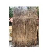 Couvercle d'auvent en feuille de palmier naturel du Vietnam pour les nuances extérieures Opération manuelle pour Patios Cabanes de plage Restaurants Tropical Resorts