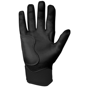 Gants de frappeur de baseball personnalisés avec nom de marque, antidérapants, paume noire simple, pour jeunes et adultes, pour T-ball et softball, directement de l'usine - Product Image 2