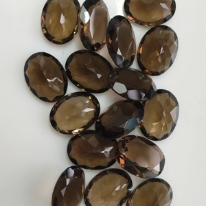 Natural Smoky Quartz 16x12MM Oval Cut Best Quality Loose Gemstone For Jewelry Making - Product Image 5