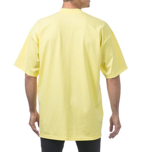 T-shirts noirs personnalisés pour hommes, manches courtes, col rond, 100 % coton peigné, logo frontal, style formel, coupe ample, anti-boulochage, été - Product Image 2