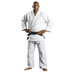 Uniforme Profesional de Artes Marciales, Conjunto de Gi de Algodón Pesado para BJJ y Judo, Chaqueta, Pantalones y Cinturón de Combate, Karate Gis - Product Image 4