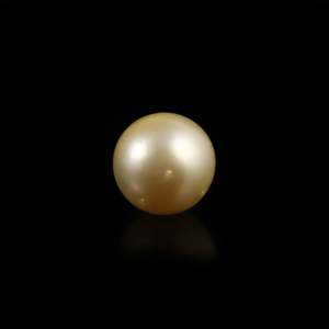 Natural Golden Seawater Pearl 4.2 Carat Loose Gemstone for Fine Jewelry Making - Product Image 2