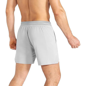 Shorts de sport pour homme style denim, aspect jean en coton, décontractés, pour l'entraînement, le loisir, le streetwear, avec poches latérales, coupe décontractée, été - Product Image 3
