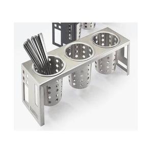 Organizador de cubiertos de acero inoxidable con múltiples compartimentos para ahorrar espacio - Product Image 4