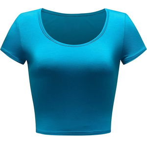 Top corto transpirable para mujer, totalmente personalizado, nueva moda, gran venta, calidad premium, a un precio asequible. - Product Image 1