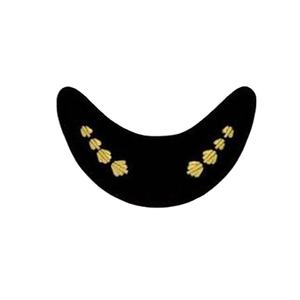 Ceremonial Uniform Double Row Oak Leaf <b>Peak</b> Visor Round Uniform <b>Cap</b> <b>Peaks</b> - Product Image 1