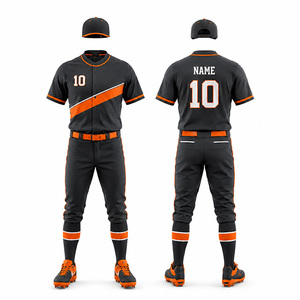Uniformes de Béisbol y Sóftbol Sublimados Personalizados, Unisex, Tallas Grandes, Cortos, Duraderos, Transpirables, Antibacterianos y de Secado Rápido - Product Image 5