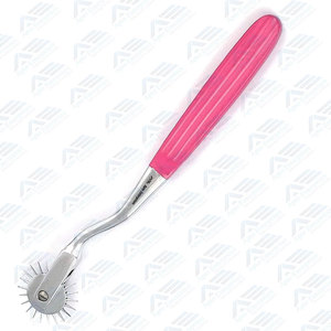 เครื่องมือตรวจระบบประสาทแบบวงล้อวาร์เทนเบิร์ก ทำจากเหล็กกล้าไร้สนิม สีชมพู สำหรับการผ่าตัด - Product Image 3