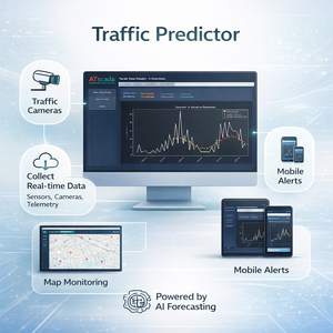Sistema Inteligente de Optimización de Semáforos para Intersecciones Urbanas |   Predicador de Tráfico con IA – OEM e Integración de Sistemas Disponibles - Product Image 1
