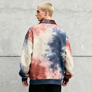 for Men Manufacturer Custom Fashionable Oversized Printed Tie Dye Good Quality <b>Hoodies</b> - Product Image 2