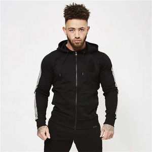 Pantalon de jogging unisexe 2026 de haute qualité, coupe régulière, 100 % coton, avec fermeture éclair, pour le fitness, personnalisable avec logo, par le fabricant de vêtements - Product Image 5