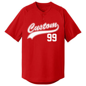 Uniformes Deportivos de Béisbol y Sóftbol Sublimados, Bordados e Impresos al por Mayor, Camisetas de Béisbol para Hombre con Dos Botones - Product Image 5