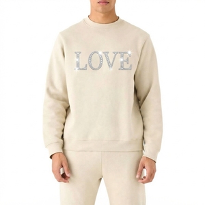 Conjunto Deportivo Casual de Dos Piezas para Hombre, Sudadera y Pantalones Deportivos de Felpa de Algodón Premium, Logotipo Personalizado, OEM, Ropa Deportiva al Por Mayor - Product Image 1