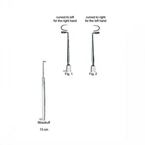 Aiguille de ligature Woodruff de qualité supérieure pour ophtalmologie, 13 cm, gauche et droite - Product Image 4