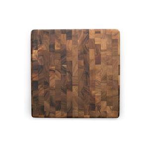 Planche à découper et bloc de découpe en bois d'acacia à grain de bout, la plus vendue, planche à charcuterie carrée en bois d'acacia à grain de bout pour la cuisine - Product Image 1