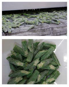 Okra Verde en Rodajas, Congelada IQF, Certificada, a Granel, Fresca Congelada, Entera, Picada, para Sopa de Gumbo, Suministro al por Mayor - Product Image 4