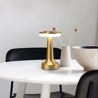 Lampe de Chevet Sans Fil Rechargeable, Chargeur Sans Fil, Lampes de Lecture Modernes de Luxe, Lampes de Bureau LED Rechargeables, Contrôle Tactile, Intensité Réglable, Blanc Chaud