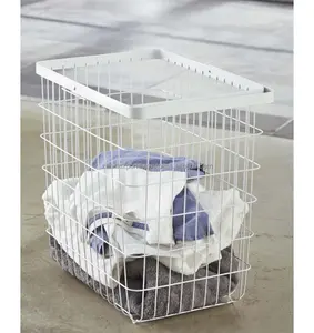 Decorative Stainless Steel Wire Basket Stainless Steel Handle Rectangular Fruit Bowl Foldable Dishwasher Safe Simple Modern - Product Image 4