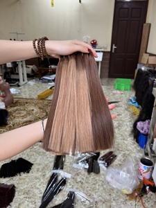 Extensions de cheveux vierges 100% naturels vietnamiens, super double drawn, double trame, à clipser, ultra-lisses pour femmes noires - Product Image 3