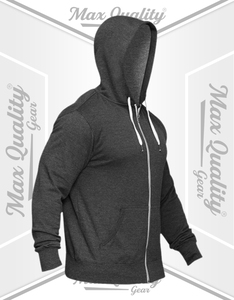 Men’s Oversized Zipper Hoodie <b>Jacket</b>, <b>Fleece</b> <b>Lined</b> Casual Sweatshirt with Pockets, Streetwear Winter Hoodies for Men - Product Image 3