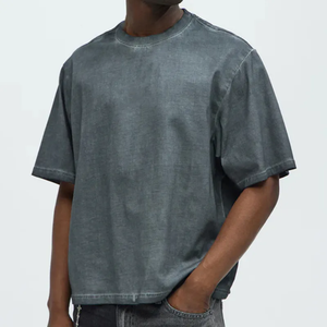 Camiseta con Estampado Personalizado para Hombre, 100% Algodón, Cuello Redondo, Estilo Casual, Corte Ajustado, Color Blanco Liso - Product Image 1