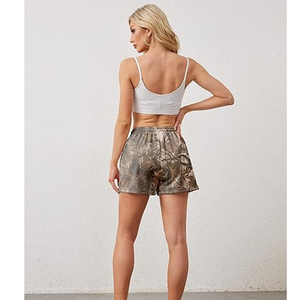 กางเกงขาสั้นออกกำลังกายลายพรางพรีเมียมสำหรับผู้ชาย โลโก้สั่งทำพิเศษ ผ้าคอตตอนเนื้อหนา สำหรับวิ่งและฟิตเนส มีเชือกผูก - Product Image 5