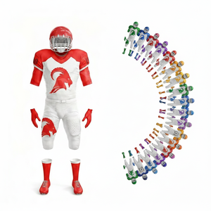 Practice Safety Padded OEM ODM American Football Uniform Jersey Pants <b>Set</b> Durable Teamwear Game Day Training Whole Sale Kit Men - Product Image 1