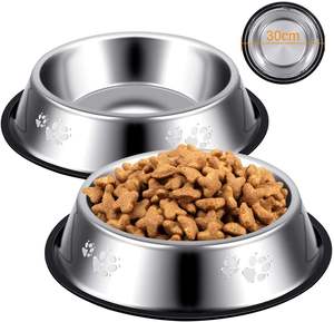 Premium Elevated Pet <b>Bowl</b> <b>Set</b> with Dual Stainless Steel <b>Bowls</b> and Decorative Iron Stand for Home and Pet Shops - Product Image 3