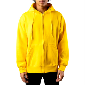 Sudaderas con Capucha y Cremallera de Invierno de Alta Calidad con Apliques de Impresión Digital, 100% Algodón, Diseño Liso, Venta al Por Mayor - Product Image 1