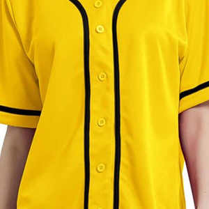 Los Mejores Uniformes de Béisbol y Sóftbol Personalizados para Equipos, Camiseta de Béisbol Corta, Transpirable y Ligera con Botones - Product Image 4