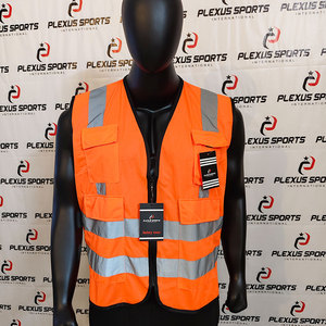 Vêtements de travail, conception personnalisée, gilet de sécurité respirant haute visibilité, fabricant pakistanais, gilet de sécurité pour agents de sécurité - Product Image 3