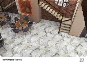 Carrelage en porcelaine velours brillant 600x1200mm 60x120cm 24x48 pouces, surface décorative de luxe - Product Image 2
