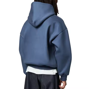 Sudadera con Capucha Personalizada para Hombre, 350 g/m², Algodón, Estilo Urbano, Sudadera con Estampado Puff Personalizado, Venta al Por Mayor de Fábrica - Product Image 3