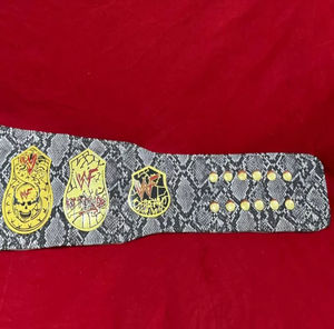 Customized Fantasy High Quality Leather Waterproof Breathable Traditional Championship Belt for Martial Arts Tag Team Wrestling - Product Image 3