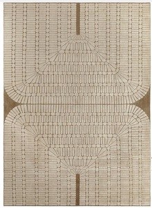 Luxury Handmade Wool/<b>Silk</b> Tufted Geometric Modern Textured Pattern Rug Living Room Bedroom High Quality Washable Non-Slip Extra - Product Image 2