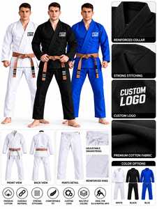 Uniforme de Artes Marciales Personalizado de Primera Calidad con Logotipo, Gi de Judo, Karate, BJJ, para Entrenamiento y Competencia, Fabricante de Trajes de Jiu-Jitsu Brasileño y Karate - Product Image 5