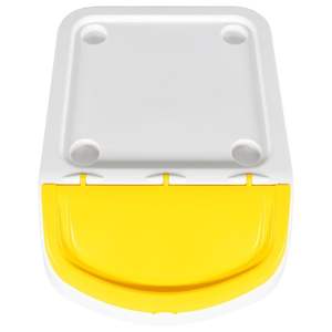 Poubelles empilables en PP blanc avec couvercles, ensemble de 3 pièces, 20,6 gallons chacune - Product Image 5