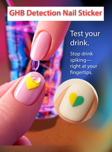 Premium Quality High Accuracy Single Use GHB Drug Test <b>Stickers</b>/ GHB Detection <b>Nail</b> <b>Stickers</b> Perfect for Nights Out and Events - Product Image 6
